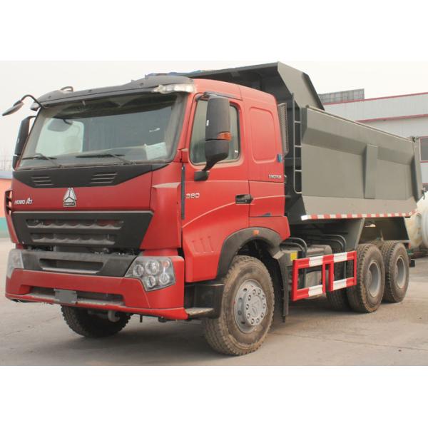 Tipper Dump Truck SINOTRUK HOWO A7 371HP 10 Wheels 25tons For Mining Industry