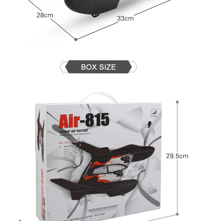 Material Fx815 Fx-815 Rc Plane Remote Control Airplane Ready To Fly 2.4ghz 2 Channels Epp Foam Aircraft Model For Kids Adult