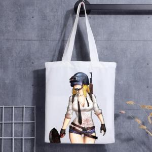 China Custom Print Recycled Eco Canvas Cotton Bags With Your Logo Shopping Bag wholesale