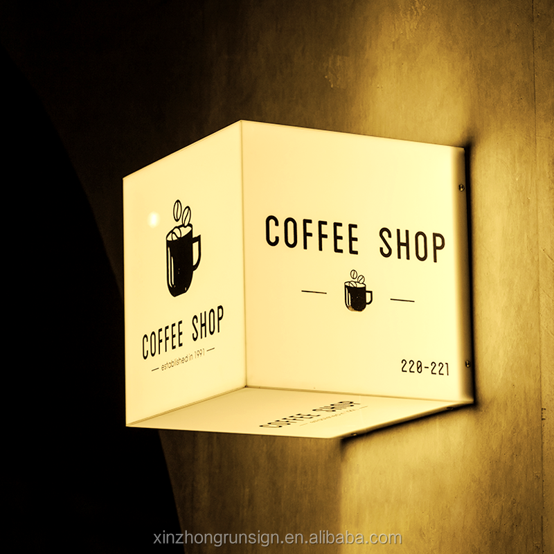 Wholesale Custom Snap Frame Led Backlit Light Box Signboard Wall Mounted Light Box