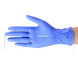 China Lightweight Disposable Nitrile Gloves Powder Free For Food Processing Industry wholesale