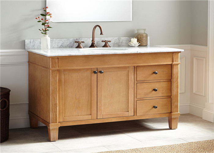 Prima Customized MDF Vanity With Quartz Stone Countertop / Basin and Faucet