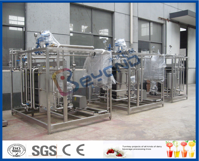 Full Auto / Semi Auto Milk Pasteurization Equipment For Aseptic Filling Production
