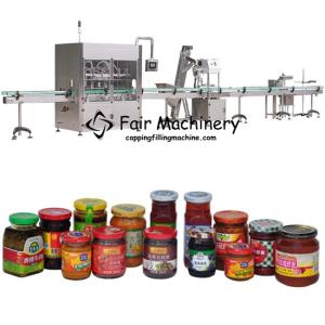 China 100ml 35BPM Piston Liquid Filling Machine , 380VAC Automatic Honey Filling Machine wholesale
