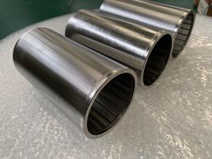China Smooth 20um Slotted Screen Wastewater Treatment Slotted Liners wholesale