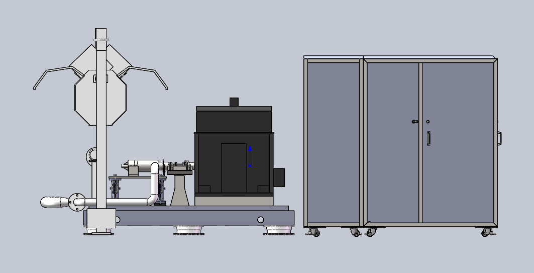 SSCD30 30KW 191Nm 5000rpm Electrical Test Bench For Diesel Engine And Gearbox