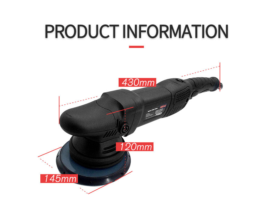 110V 21mm Car Polishing Tools Dual Action Polishers With BSCI Certification