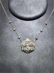 Luxury jewe factory gold diamond Necklace 18k gold white gold yellow gold rose