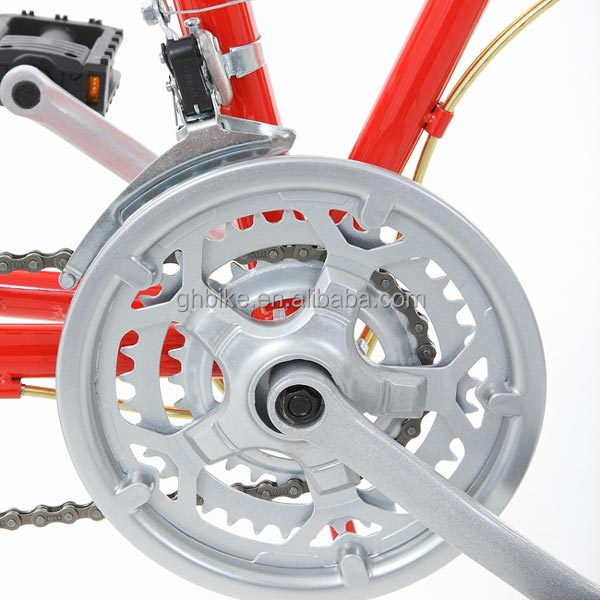 Double V Brake 20" Hi-Ten Steel Frame Folding Bicycle Chinese with Shimano 7 Speeds