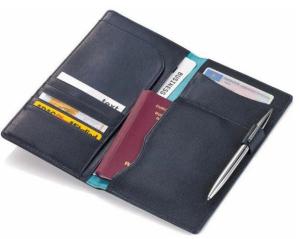 China Multifunctional Stylish Leather Wallet , Travel Document Organiser Wallet wholesale
