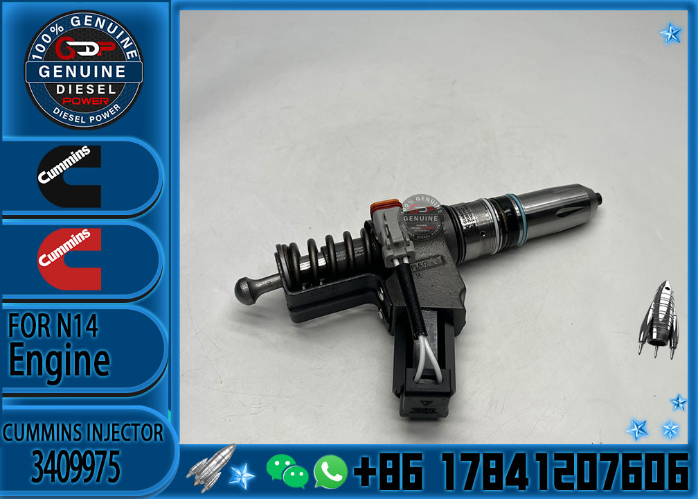 Construction Machinery Parts Fuel Injector For N14 Diesel3087807 341176 3409975 3411760 For CUMMINS Diesel Engine
