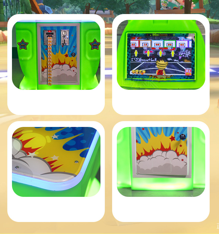 Mini Pat Music Kids Video Game Machine Coin Pusher Capsule Toy Game Machine