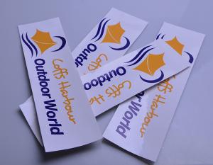 China Printed transparent PVC UV resistant water proof sticker decal wholesale