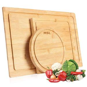 China BPA Free Bamboo Cutting Board Wood Serving Chopping Blocks With Juice Groove wholesale