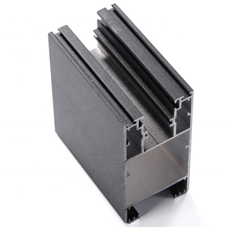 Heat Resistant 120um Powder Coated Aluminum Profile Hermal Break