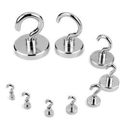 China round pot magnets with screw hole wholesale