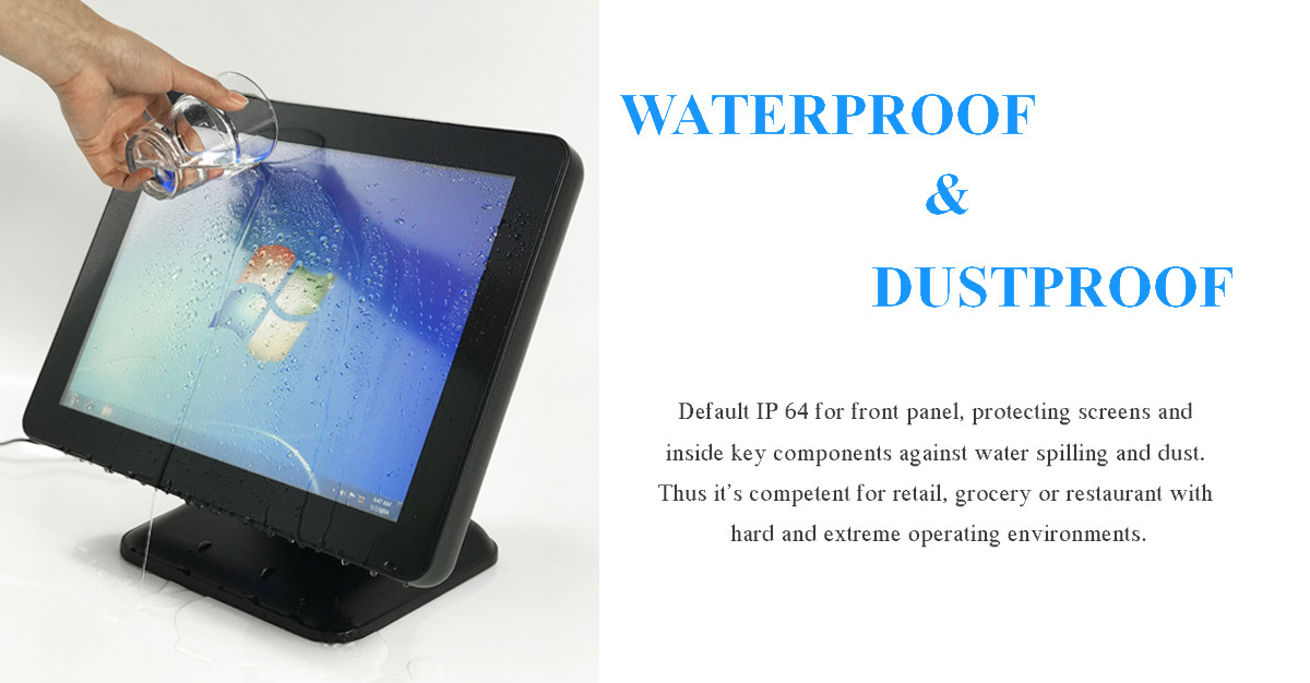 True Flat 15 Inch Touch Screen POS System 1024*768
