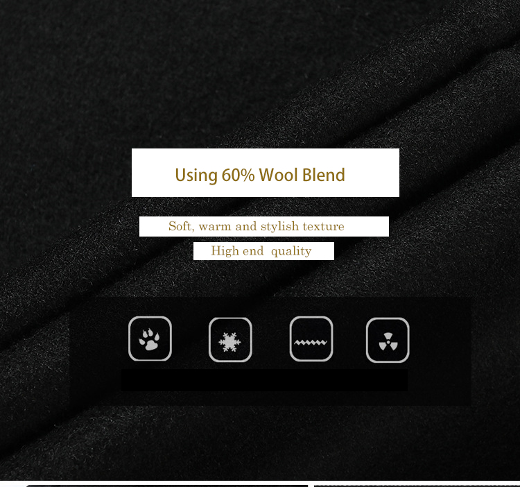 Sustainable and Grade Men's Double-Sided Cashmere Coat for Winter Business Casual