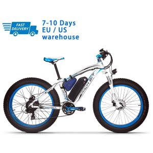 China US EU STOCK 1000W High Power Electric Bike Fat Tire All Terrain 21 Speed 17Ah 26 Inch RICH BIT 012 wholesale