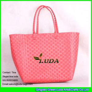China LUDA elegent pp women straw beach bag wholesale