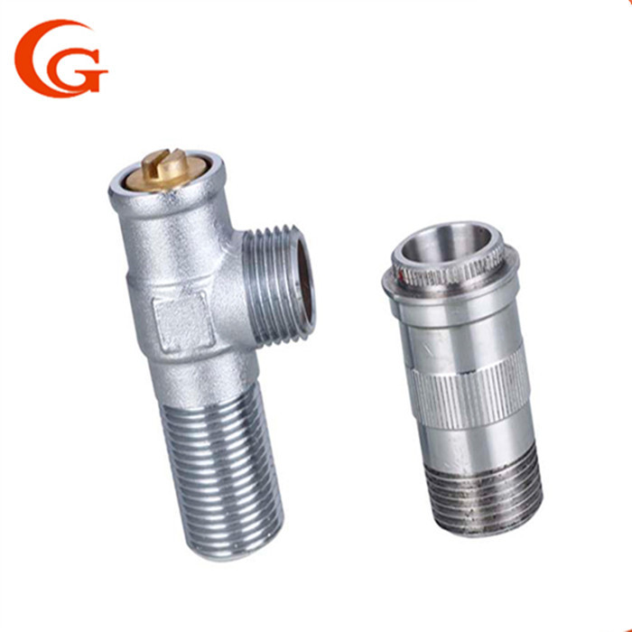 OEM Lead Free Brass Pipe Valve , CNC Chrome Plated Ball Valve