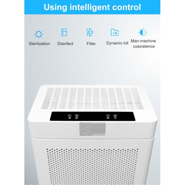 Home 1000m3/h 140W Hepa Air Purifier 254nm UV Lamp