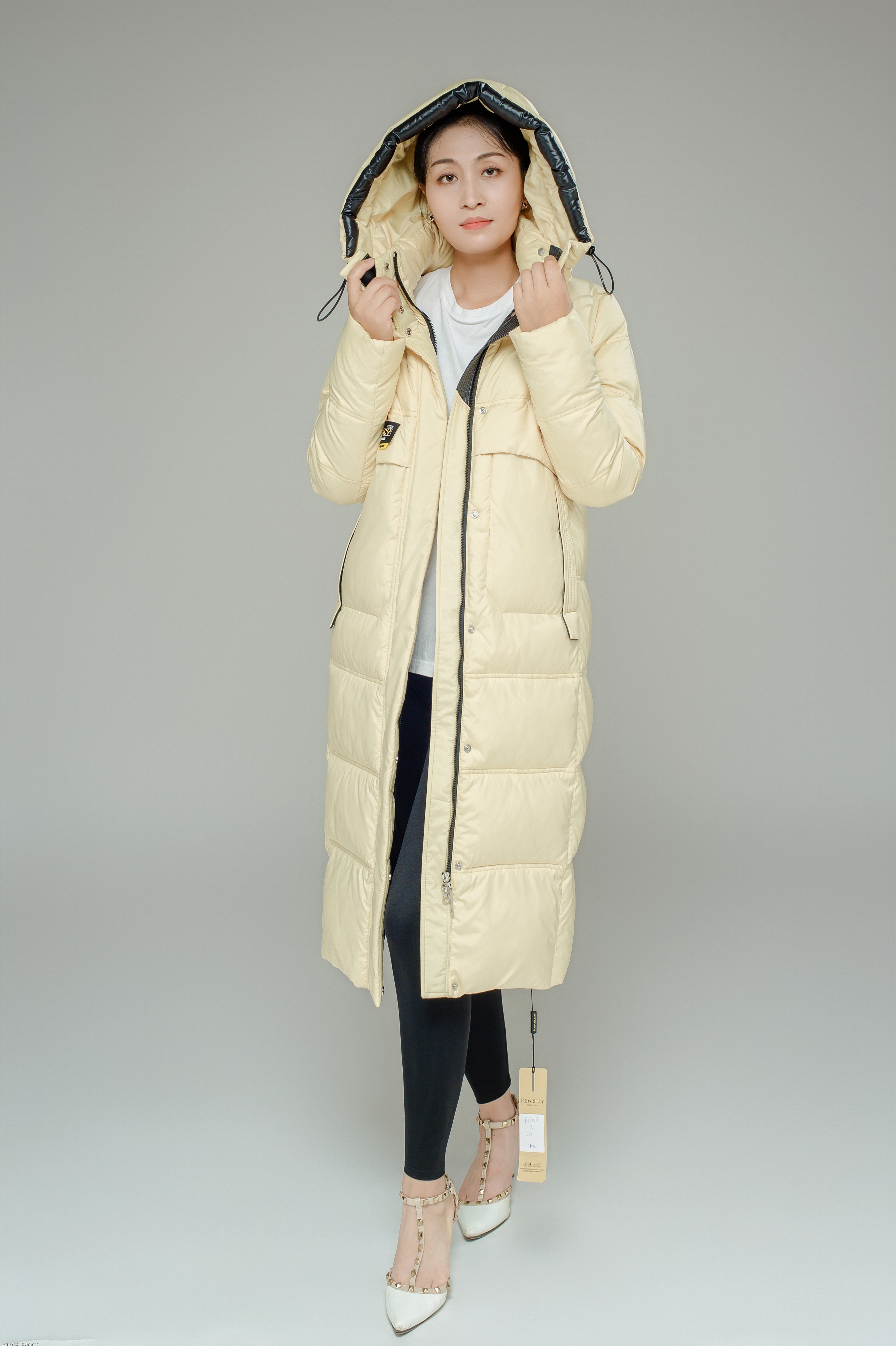 FODARLLOY Women's Hooded Warm Winter Thicken Fleece 2022 SS Collection Coats
