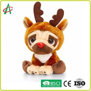 China 12 inch Musical Plush Toys , OEM Singing Christmas Dog Colorful wholesale