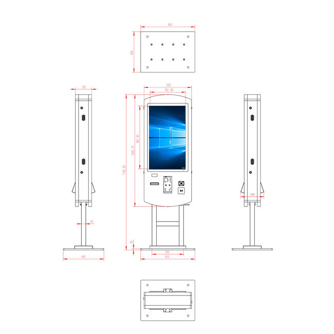 32'' Windows Smart Self-Ordering Kiosk for Retail Hospitality and Public Spaces