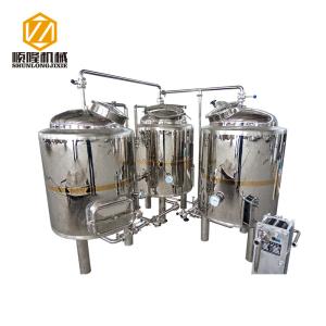 China SLET Small Brewing Systems 1000L Three Vessels Brewhouse ISO Approved wholesale