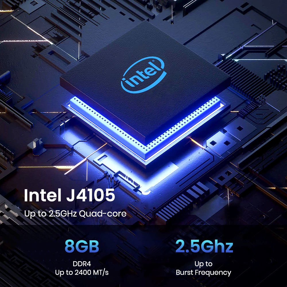 MenPai 14.1" Business Laptop Intel J4105 8GB RAM 128GB-1TB SSD Lightweight & High Performance