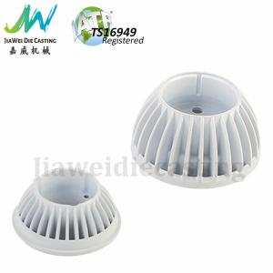 China Aluminum Die Cast Lighting Parts , White Powder Painted Lamp Body wholesale
