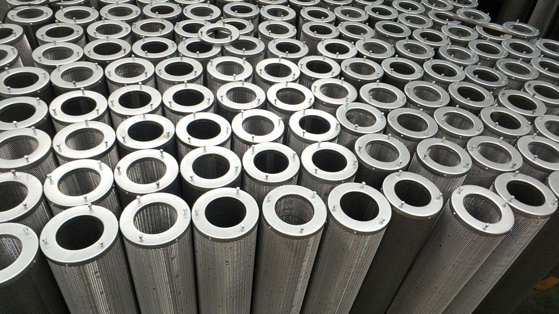 HVAC ventilation fan filter air filtration large airflow activated carb carbon filter cartridge cylinder 145mm x 450mm