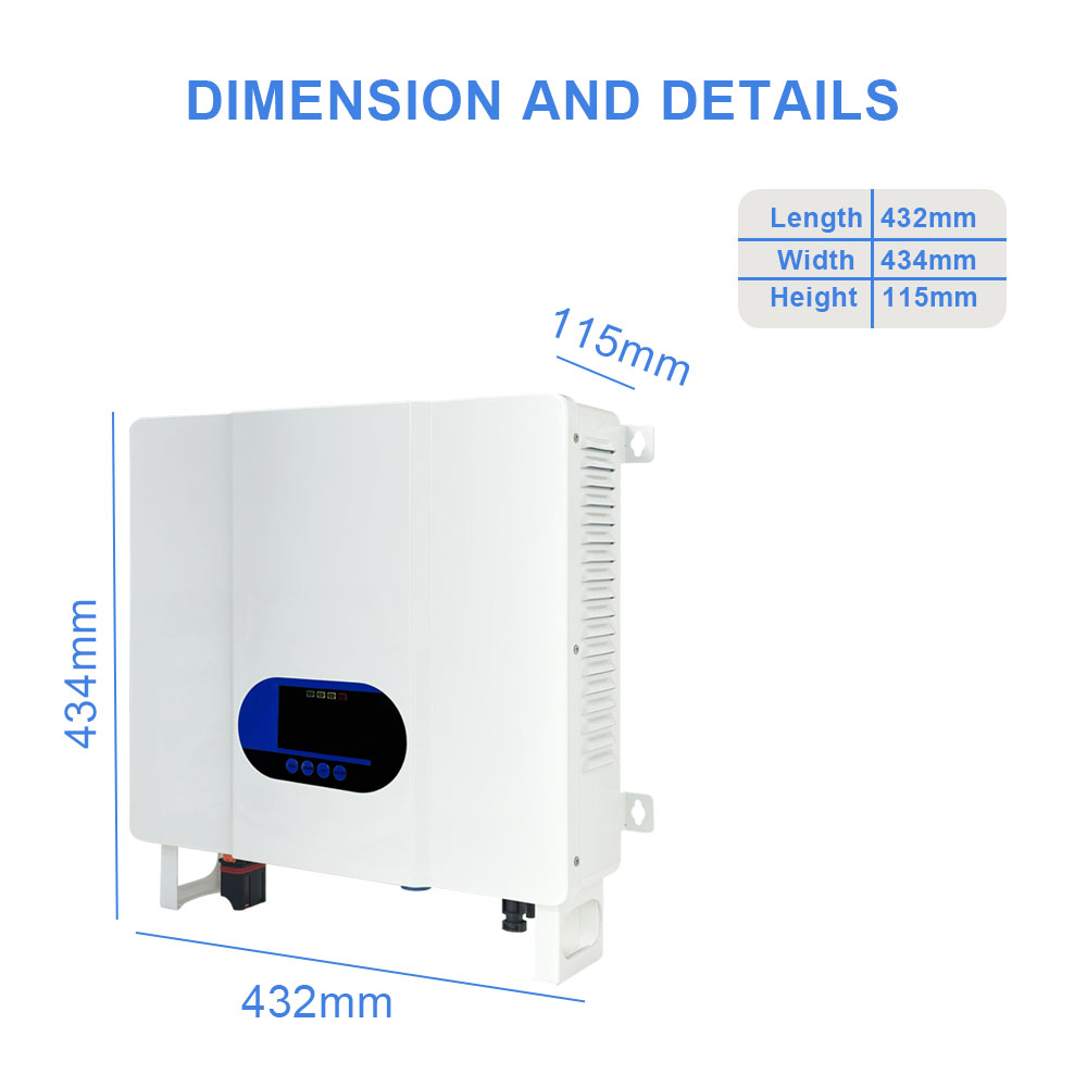 3.5KW Hybrid Solar Inverter 230VAC Off Grid 3500W With MPPT 24V Pure Sine Wave
