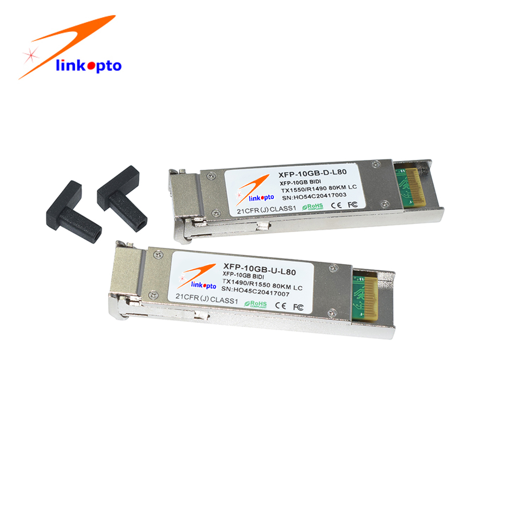 1550nm XFP 10G BIDI 80KM Fiber Optic Receiver Module