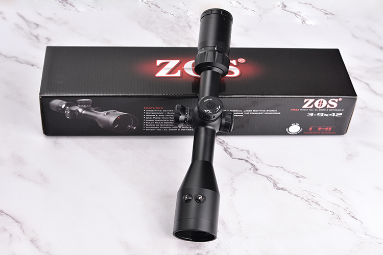 Optical Scopes Essential ZOS 3-9x42 R6 First Focal Plane Scope with Red Illumination