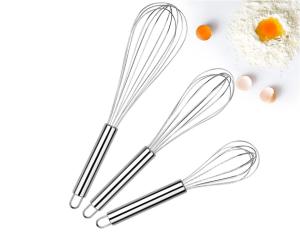 China Balloon Wire Stainless Steel Egg Whisk FDA Approved Nonrust wholesale