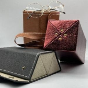 China Multifunctional Folding Sunglasses Case Multi Slot Sunglasses Organizer Case wholesale