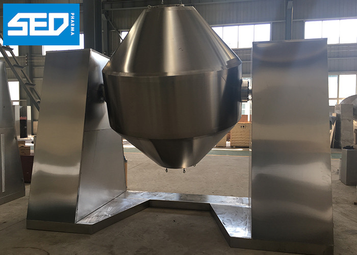 SS Material Dry Powder Mixer Machine Double Cone Mixer Blender CE Certified