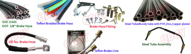 stainless steel braided flexible brake hose line