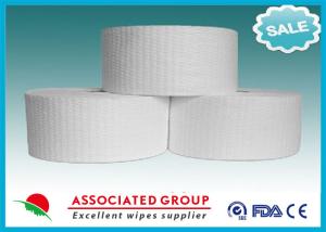 China Big Dot Embossed Nonwoven Spunlace Fabric Rolls For Industry wholesale