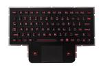 Rugged IP66 Dynamic Backlit USB stainless steel industrial keyboard