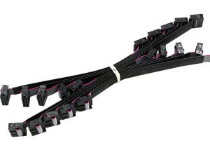 China 30 AWG UL 2.54P PVC 150MM IDC Ribbon Cable wholesale