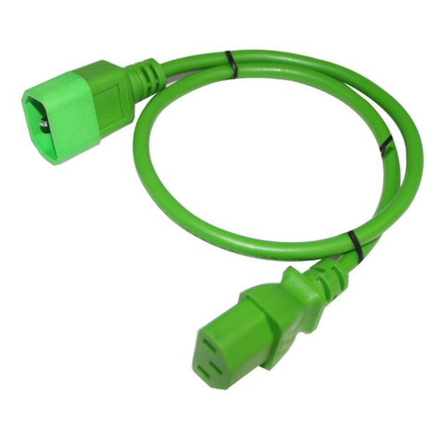 Durable IEC C13 C14 Power Cord 14AWG AC 7A PVC Material RoHS Standard