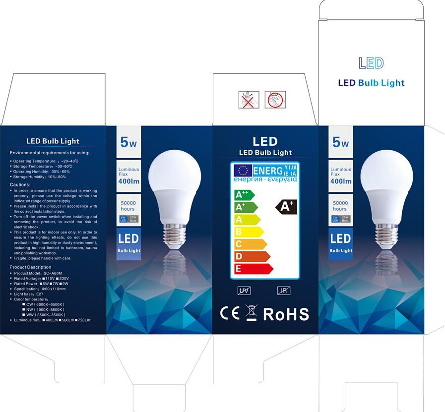 New e27 7W SMD LED bulb China led bulb lights producer