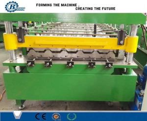 China Bluesteel Metal Roofing Roll Forming Machine 0.3-0.7mm Thickness 235MPa wholesale