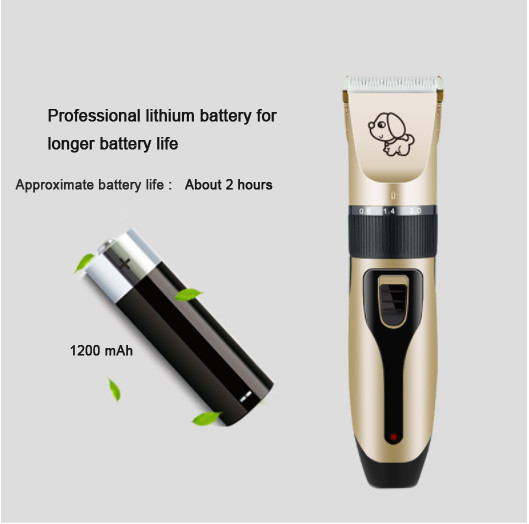 Household Rechargeable Dog Grooming Clippers 1200mAh Cat Hair Cutting Machine