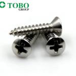 316 Stainless Steel Tapping Screws Cross Recessed Raised Countersunk DIN7983