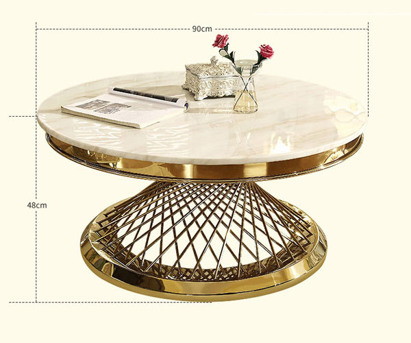 white modern coffee marble center table for living room drawing 130x45cm