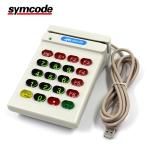 USB Card Skimmer Magnetic Stripe Reader 76 Record Characters For Supermarket